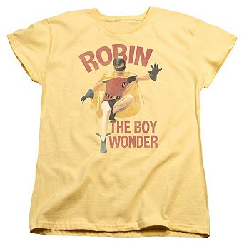 Batman Classic Tv Boy Wonder Short Sleeve Womens T-shirt