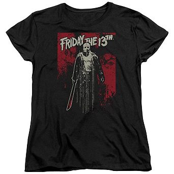Friday The 13th Drip Short Sleeve Womens T-shirt