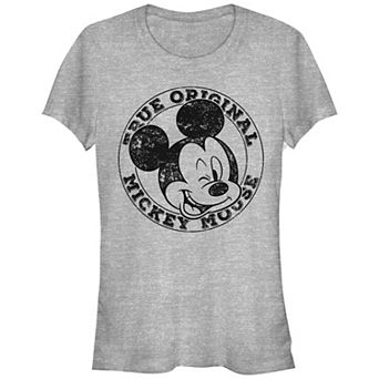 Disney's Mickey Mouse True Original Stamp Juniors' Graphic Tee