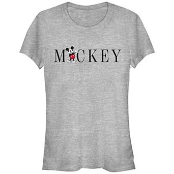 Disney's Mickey Mouse Name Title Juniors' Graphic Tee