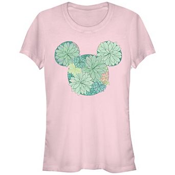 Disney's Mickey Mouse Succulents Filled Head Juniors' Graphic Tee
