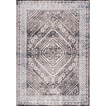 Boho Cottage Medallion Area Rug