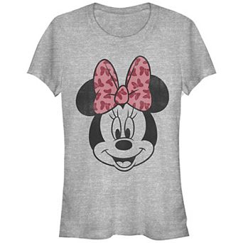 Disney's Minnie Mouse Bows Print Bow Juniors' Graphic Tee