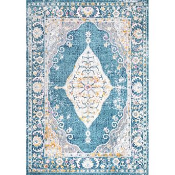 Zelda Bohemian Cottage Medallion Area Rug
