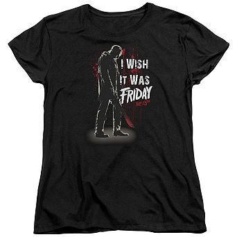 Friday the 13th I Wish It Was Friday Short Sleeve Women´s T-Shirt