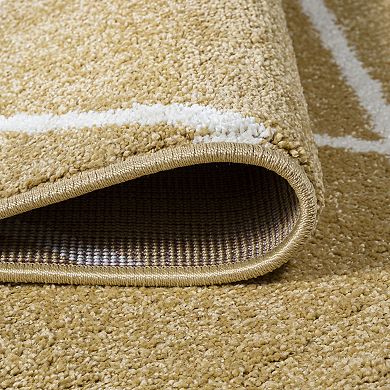 Cole Minimalist Diamond Trellis Area Rug