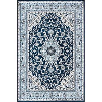 Palmette Modern Floral Area Rug