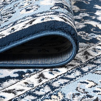 Palmette Modern Floral Area Rug