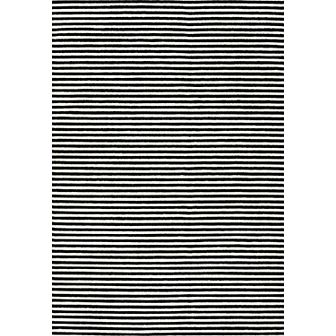 Aarhus High-Low Minimalist Scandi Striped Indoor/Outdoor Area Rug