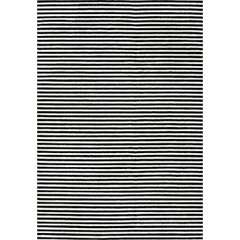 Aarhus High-Low Minimalist Scandi Striped Indoor/Outdoor Area Rug
