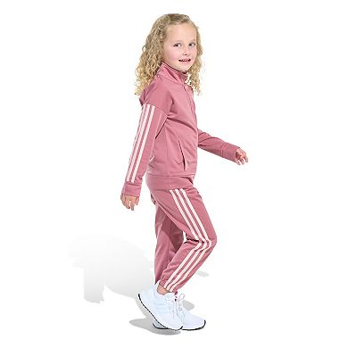 Baby & Toddler Girl adidas Essential Zip-Up Jacket & Pants Set