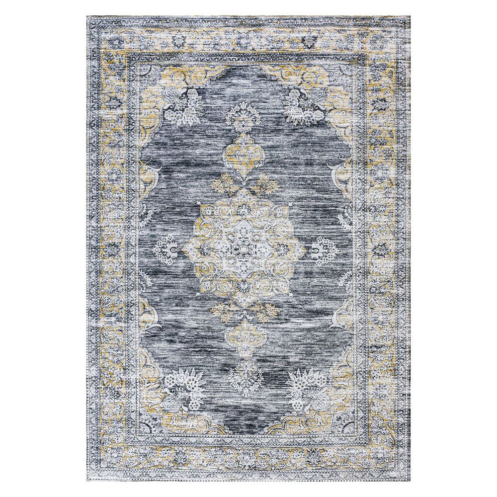 Bausch Bohemian Distressed Chenille Machine-washable Area Rug