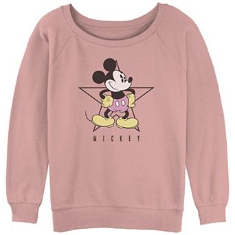 Disney's Mickey Mouse Star Pose Juniors' Graphic Slouchy Terry