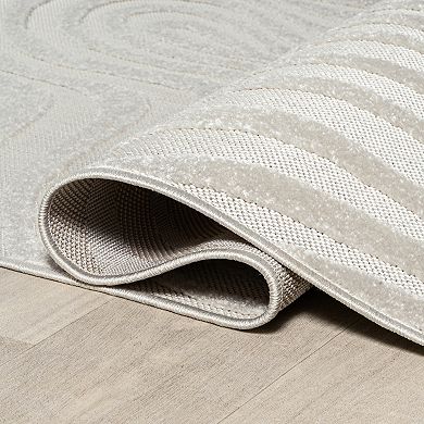 Aarhus Minimalist Scandi Striped Area Rug