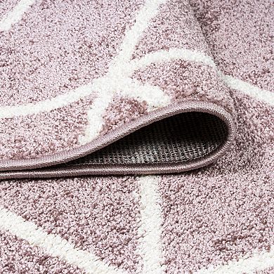 Tumbling Blocks Modern Geometric Area Rug