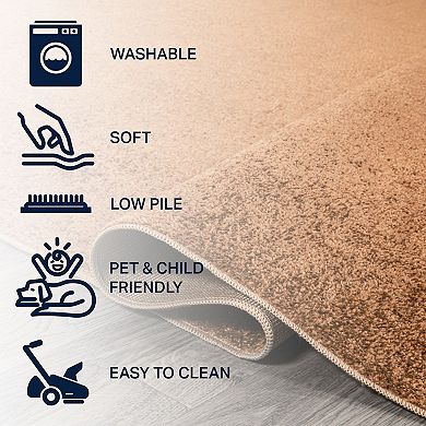 Chapell Chenille Mid-century Medallion Machine-washable Area Rug