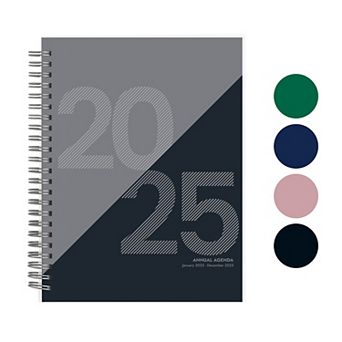 Rileys 2025 Annual Weekly Planner - Geographic Weekly & Monthly Agenda Planner, Flexible Cover