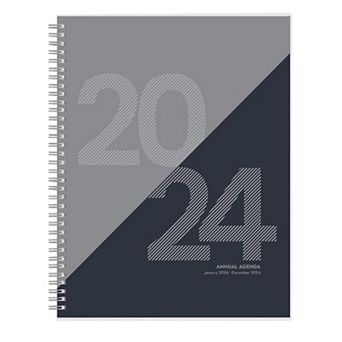 Rileys 2025 Annual Weekly Planner - Geographic Weekly & Monthly Agenda Planner, Flexible Cover