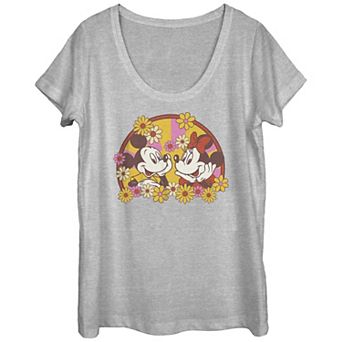 Disney's Mickey Mouse Scoop Neck Juniors' Graphic Tee