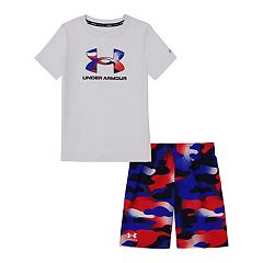 Boys 8-20 Under Armour Tipped Logo Volley Swim Trunks