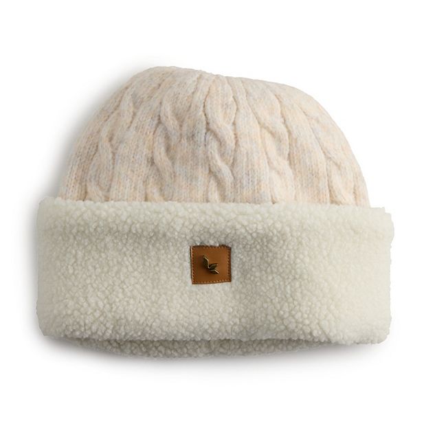 帽子 theredthread S fuzzy knit beanie / white Zelda Women's Fleece Lined Knit Winter Hat – Turtle Fur®