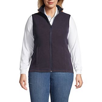 Plus Sized Lands' End Thermacheck 100 Vest