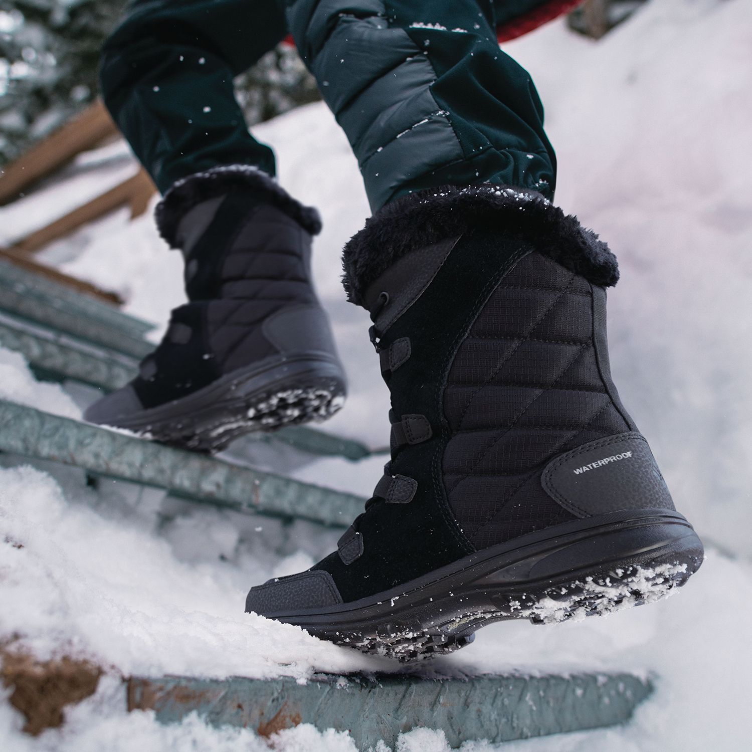 Bottes D'Hiver Columbia Ice Maiden II Pour Femmes - Imperméables, Isolées 200g, Semelle Omni-Grip - 4