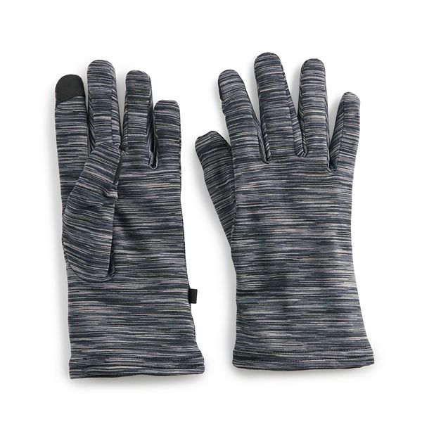 Women's Cuddl Duds® Lined Stretch Fabric Gloves - Black Multi