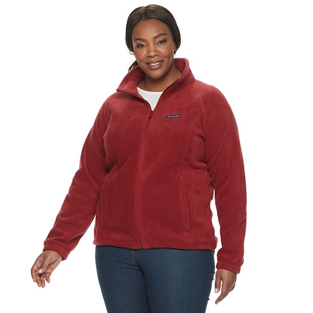 Columbia Women s Benton Springs Full Zip Jacket 3X Red