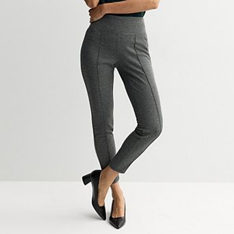 Women's Nine West Tummy-Control Seamed Ponte Leggings
