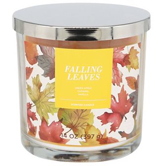 Sonoma Goods For Life® Falling Leaves 14-oz. Single Pour Candle Jar