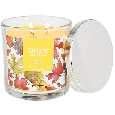 Sonoma Goods For Life® Falling Leaves 14-oz. Single Pour Candle Jar