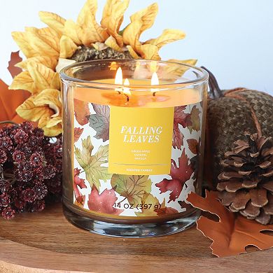 Sonoma Goods For Life® Falling Leaves 14-oz. Single Pour Candle Jar