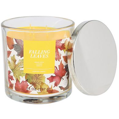Sonoma Goods For Life® Falling Leaves 14-oz. Single Pour Candle Jar