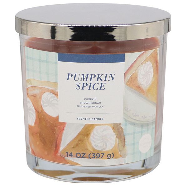 Sonoma Goods For Life® Pumpkin Spice 14-oz. Single Pour Jar Candle - Orange