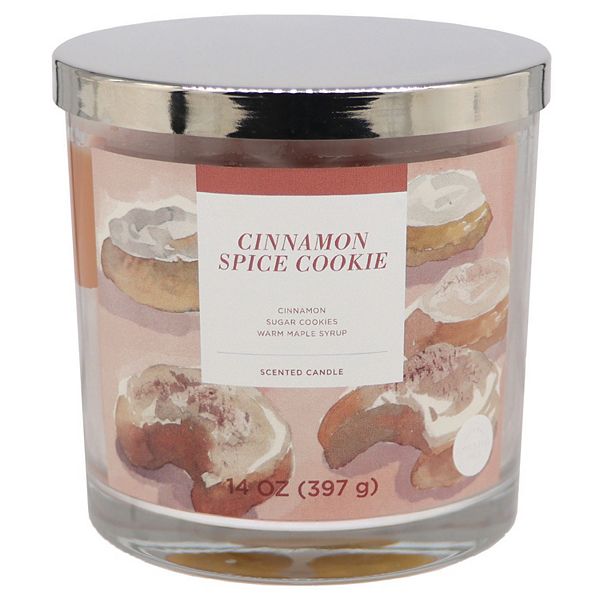 Sonoma Goods For Life® Cinnamon Spice Cookie 14-oz. Single Pour Jar Candle - Brown