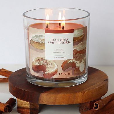 Sonoma Goods For Life® Cinnamon Spice Cookie 14-oz. Single Pour Jar Candle