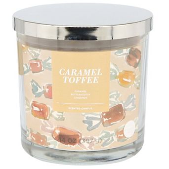 Sonoma Goods For Life® Caramel Toffee 14-oz. Single Pour Jar Candle