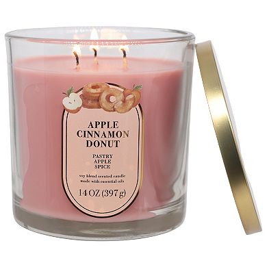 Sonoma Goods For Life® Apple Cinnamon Donut 14-oz. Single Pour Jar Candle