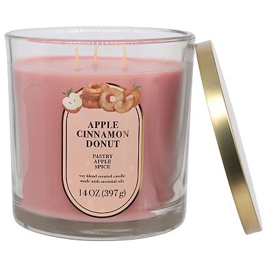 Sonoma Goods For Life® Apple Cinnamon Donut 14-oz. Single Pour Jar Candle