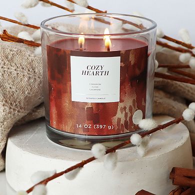 Sonoma Goods For Life® Cozy Hearth 14-oz. Single Pour Jar Candle