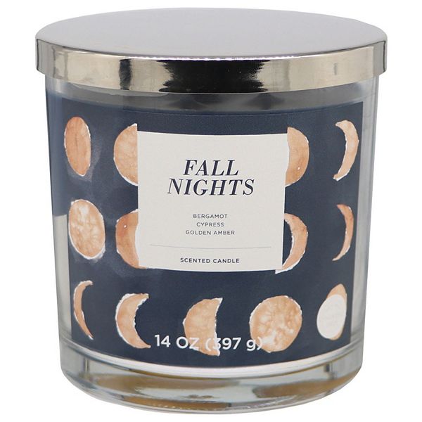 Sonoma Goods For Life® Fall Nights 14-oz. Single Pour Scented Candle - Blue