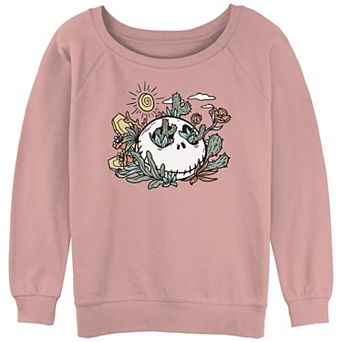 Disney's The Nightmare Before Christmas Floral Desert Jack Juniors' Graphic Slouchy Terry