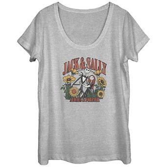 Disney's The Nightmare Before Christmas Jack And Sally Always And Forever Juniors' Graphic Tee