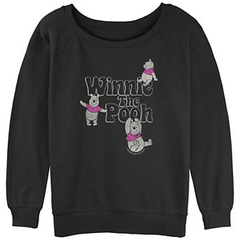 Disney's Winnie The Pooh Playful Winnie Juniors' Graphic Slouchy Terry