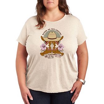 Plus Raised On 90's Country Graphic Tee