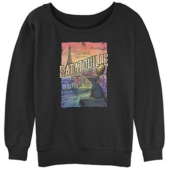 Disney / Pixar's Ratatouille Remi Overlooking Paris Juniors' Graphic Slouchy Terry