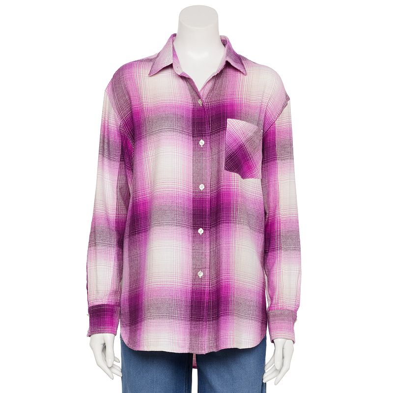 Women's Sonoma Goods For Life® Oversized Boyfriend Flannel