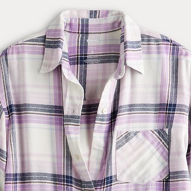Women's Sonoma Goods For Life® Adaptive Boyfriend Flannel