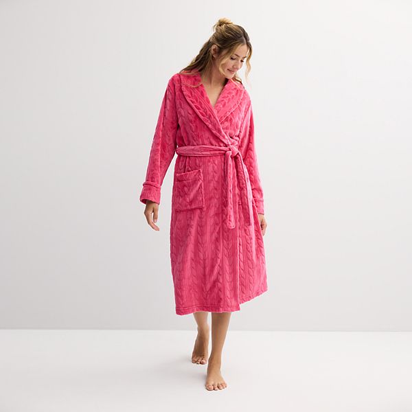 Women's Sonoma Goods For Life® Long Robe - Lilac Rose (X SMALL)